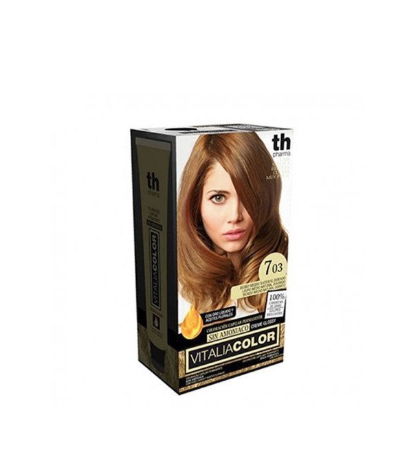 Th-Pharma Th-Vitalia Color N° 7.03 Blond Moyen Naturel dore Maroc