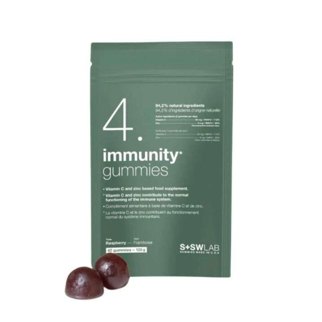S+swlab 4.Immunity 42 Gummies Gout Framboise Maroc