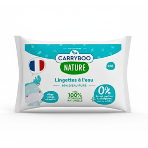 Carryboo Lingettes A L’eau Pure Calendula 58 Pieces Maroc