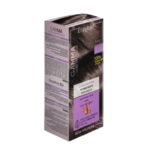 Erayba Kit Coloration Permanente 5/61 Chatain Clair Marron Cendre 270ml Maroc