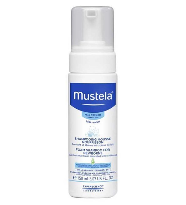Mustela Shampoing Mousse Nourrisson – 150 ml Maroc