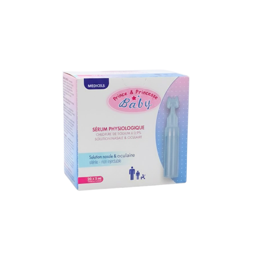 Prince & Princesse Serum Physiologique 20 x 5Ml Maroc