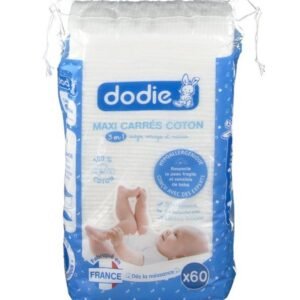 Dodie maxi carres coton 3en1 60pcs Maroc