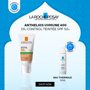 La Roche-Posay Anthelios Oil Control Matifiante Teintée SPF50+ = Eau Thermale 50ml Offerte Maroc