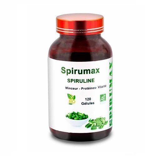Hydra Plus spirumax spiruline 120gelules Maroc