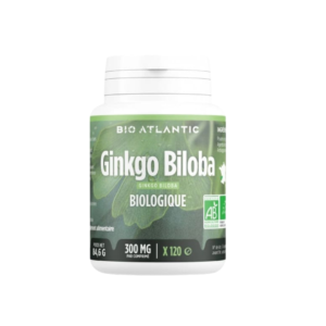 GPH Bio Atlantic Ginkgo biloba Bio 120comprimés 300mg Maroc