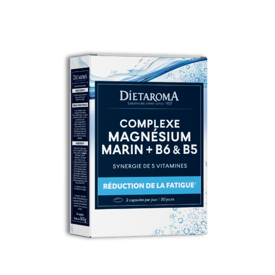 Dietaroma Magnesium marin+ B6 & B5 60cps Maroc