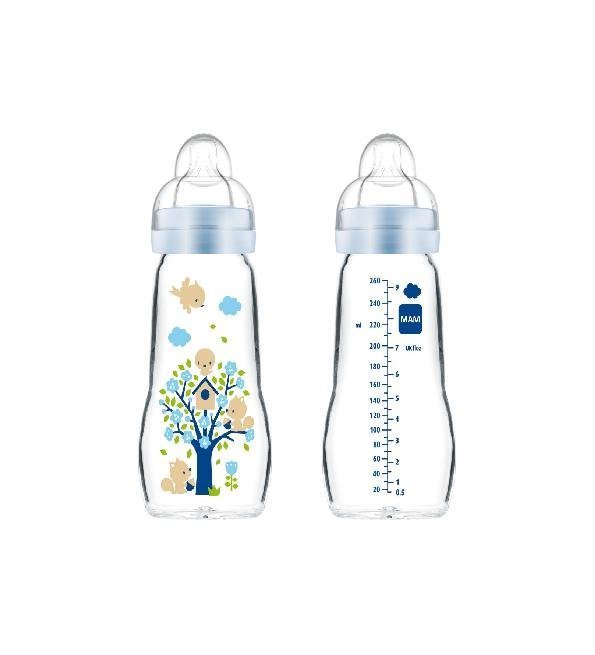 Mam Baby Biberon en verre +2m 260ml Maroc