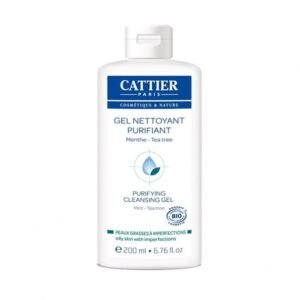 Cattier Gel Nettoyant Purifiant Menthe Peaux Grasses 200ml Maroc