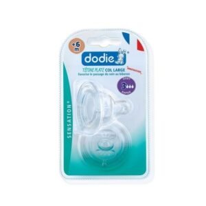 Dodie TETINE PLATE SENSATION+ ANTI COLIQUE D3 +6M X2 Maroc