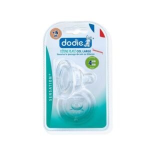 Dodie TETINE PLATE SENSATION+ ANTI COLIQUE D4 +6M LIQUIDE EPAIS X2 Maroc