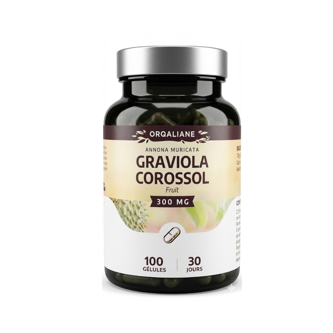 GPH Orgaliane Graviola Corossol 300mg 100 Gelules Maroc