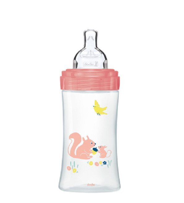 Dodie Biberon senstation+ Tétine plate 270ml 0-6m jardin Maroc