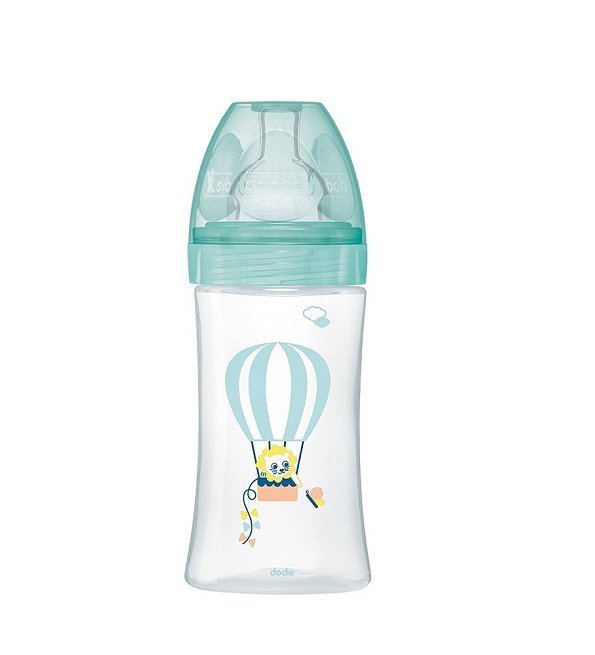 Dodie Biberon senstation+ Tétine plate 270ml 0-6m Air Maroc