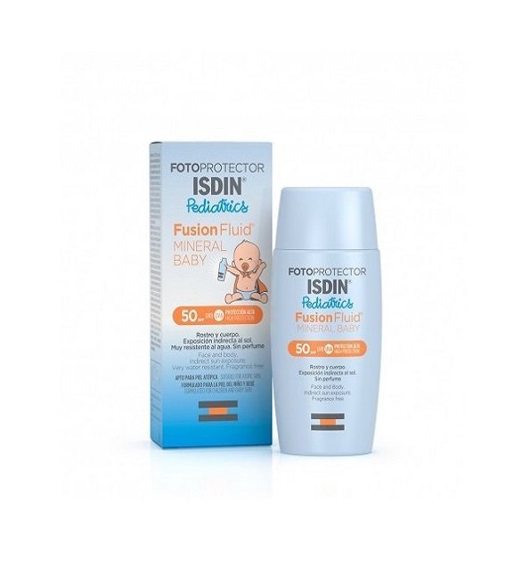 Isdin fotoprotector Fusion Water mineral bébé Pediatrics spf50+ 50ml Maroc