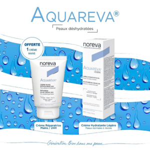 Noreva Aquareva Creme Legere 40ml+Mains Reparatrice 50ml Duo Pack Maroc