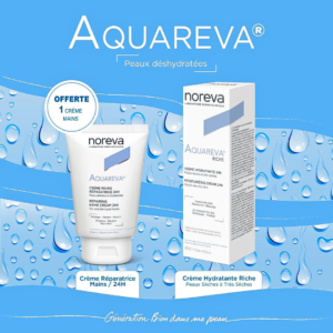 Noreva Aquareva Creme Riche 40ml+Mains Reparatrice 50ml Duo Pack Maroc