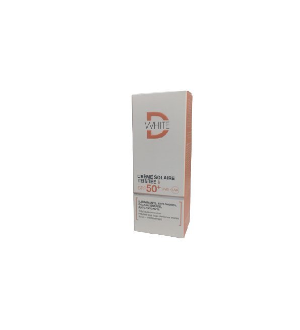 Dwhite Crème Solaire Teintée Spf50+ 50ml Maroc