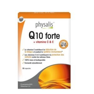 Physalis Q10 Forte +Vitamine C & E 30 Gélules Maroc