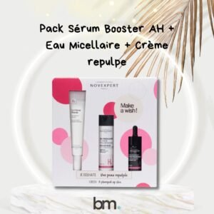 Novexpert Trio Pack Sérum Booster AH + Eau Micellaire + Crème Repulpante Maroc