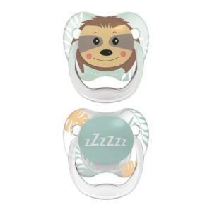 Dr Brown’s Dr. Brown’s Sucette Phase 2 Têtes d’Animaux, Pack de 2 (0-6 Mois) Maroc
