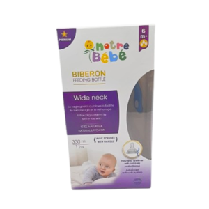 Notre Bébé Biberon Wide Neck Avec Poignet +6m 330ml Maroc