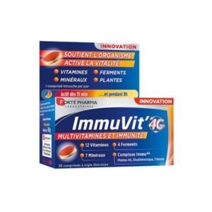 Forté Pharma IMMUVIT’4G Multivitamines et Immunité 30 Comprimès Maroc