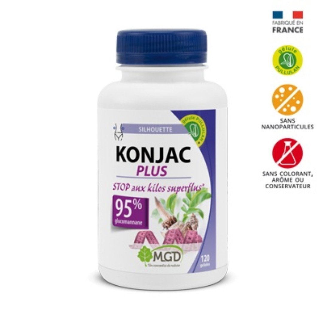 MGD Nature Konjac plus 120 gelules Maroc