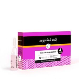 Nuggela & Sulé Keratin Hyaluronic Ampoules 4 Unites Pack Maroc