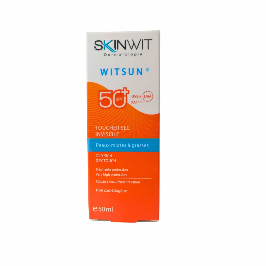 Skinwit Witsun Toucher Sec invisible Peaux mixtes a grasses spf50+ 50ml Maroc
