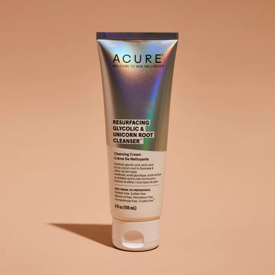 Acure Resurfacing Glycolic & Unicorn Root Cleanser 118ml Maroc