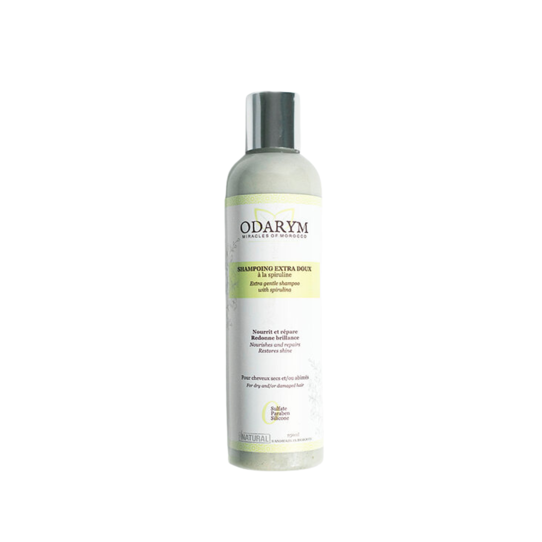 Odarym Shampoing Liquide EXTRA DOUX à La Spiruline et à L’huile de Coco Maroc