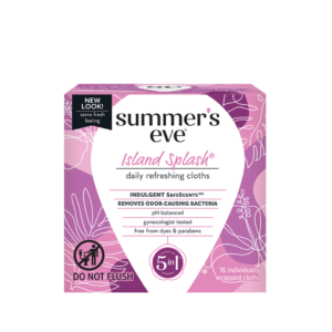 Summer’s Eve Summer’s Eve Island Splash Cleansing 16 Cloths Maroc