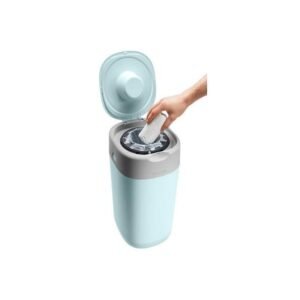 Tommee Tippee Poubelle à Couches Anti-Odeur Twist & Click – Bleu Maroc