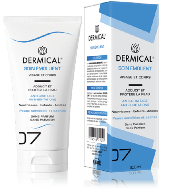Dermical Soin émollient 200ml Maroc