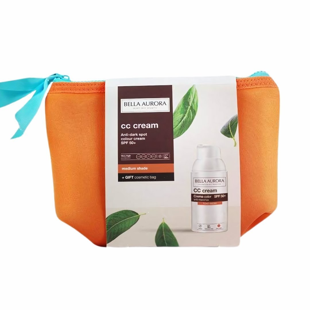 Bella Aurora CC Creme Medium spf50+ 30ml + Trousse Maroc