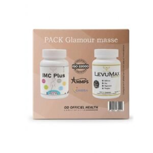 Health Power PACK Glamour masse IMC Plus 90 Gelules + LevuMax 360 Comprimes Maroc