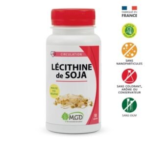 MGD Nature Lecithine De Soja 100 Capsules Maroc