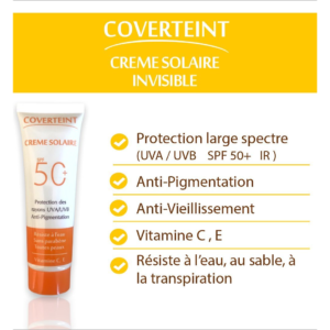 Coverteint Creme Solaire Invisible Spf50+ 50ml Maroc