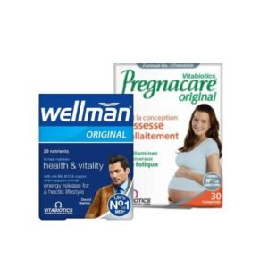 Vitabiotics Pregnacare 30 Comprimes +Wellman 30 Comprimes PACK Maroc