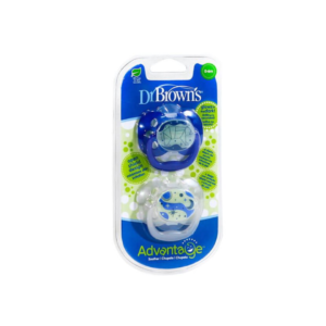 Dr Brown’s Dr Brown’s 2 Sucette Advantage Ocean Bleu 0-6m Maroc