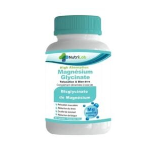 Nutrilab Magnesium Clycinate 300mg 60 Gelules Maroc