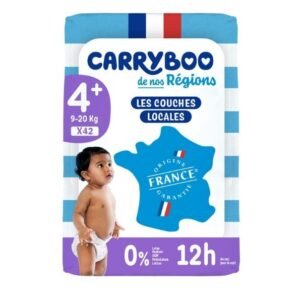 Carryboo COUCHES T4+ 9-20KG 42 UNITES Maroc