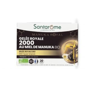 Santarome Gelée Royale 2000 au Miel de Manuka Bio 20 ampoules Maroc