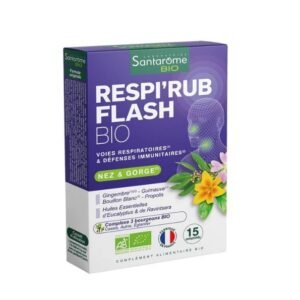 Santarome RESPI’RUB FLASH 15 COMPRIMES Maroc