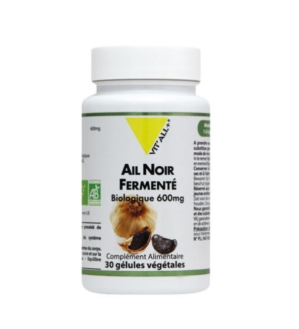 Vit’All+ AIL NOIR FERMENTE BIO 600mg Maroc