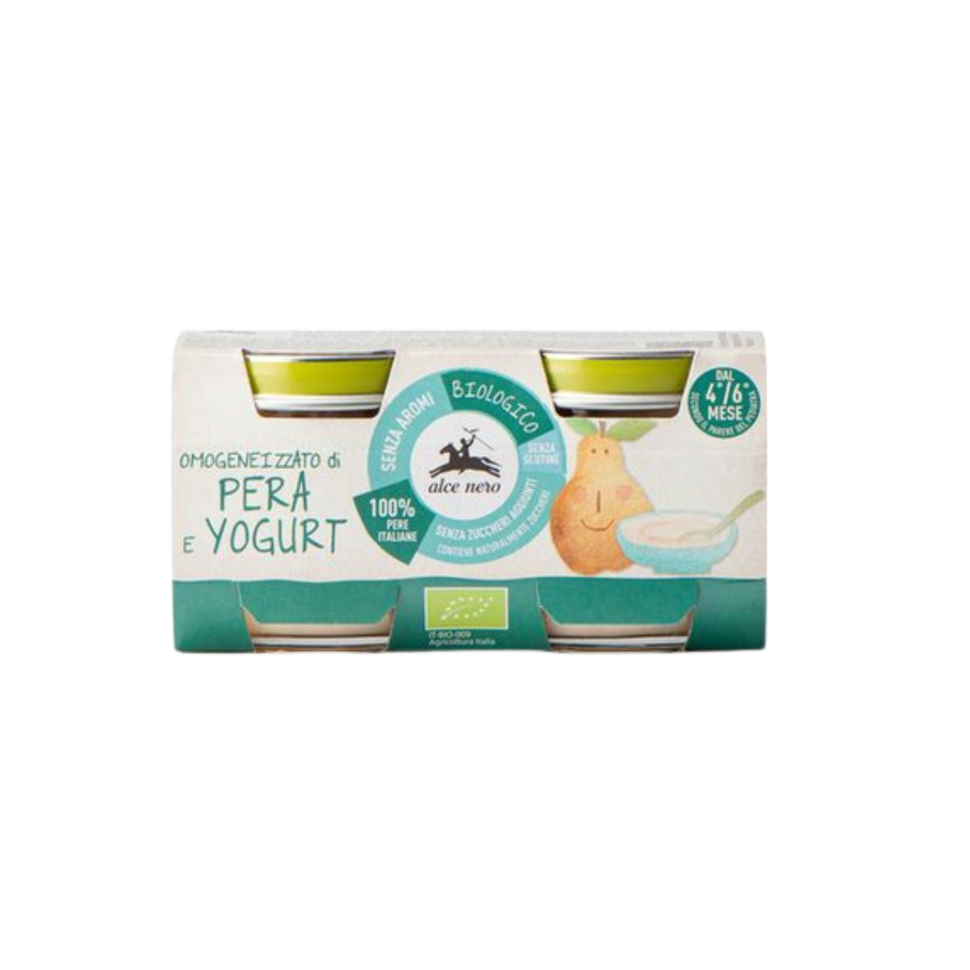 Alce Nero ALCE BABY PETIT POT POIRE & YAOURT 2*80G Maroc