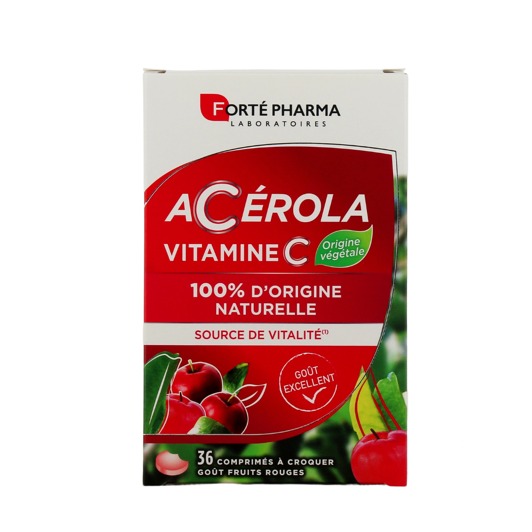 Forté Pharma Acerola vitamine C 36 Comprimes Maroc