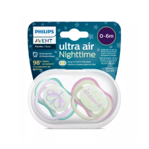 Avent Sucette Ultra Air Night Time 0-6m Scf376/19 Girl Maroc