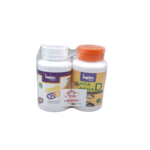 Hydra Plus Combi K2 D3 60 Comprimes + Vita Arga D 60 Comprimes Pack Maroc